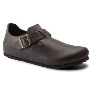 Birkenstock London Oiled Leather Clog Shoes Size 37